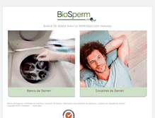 Tablet Screenshot of biosperm.es